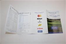 Mark O'Meara Signed 1999 OPEN Championship at Carnoustie Program with Pair Sheet JSA ALOA