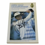 Sandy Lyle Signed 1986 OPEN Championship at Turnberry Program JSA ALOA