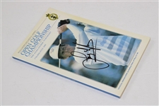 Sandy Lyle Signed 1986 OPEN Championship at Turnberry Program JSA ALOA