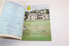 Sandy Lyle Signed 1986 OPEN Championship at Turnberry Program JSA ALOA