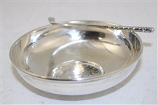 1955 Spring Sterling Dish with Resting Golf Club Across Silver Dollar