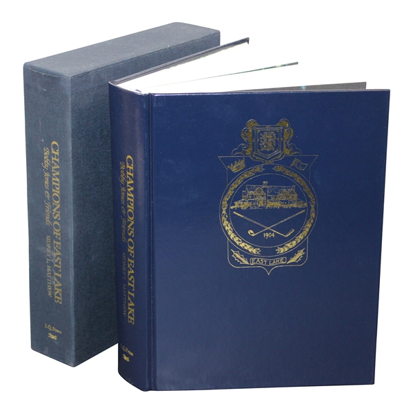 Deluxe Champions of East Lake: Bobby Jones & Friends Ltd Ed #553/1000 Book Signed by Author Sidney Matthew