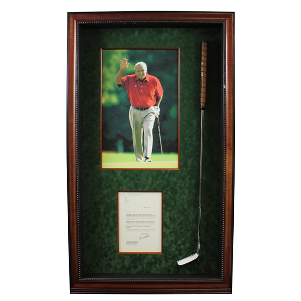 Arnold Palmer Signed Callaway Ltd Ed The Original Putter with Palmer Hologram/Cert - Framed JSA ALOA