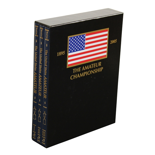 The Amateur Championship 1895-2005 Ltd Ed #343 History Books Includes Vol. 1, 2 & 3 with Slip Case