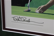 Tiger Woods 'Masters of Augusta' Rick Rush Ltd Ed Clubhouse Print #1584/2000 - Framed