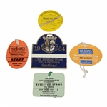 1978, 1984, 1996, & 1998 OPEN Championship Tickets with 1984 Bag Tag