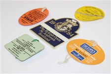 1978, 1984, 1996, & 1998 OPEN Championship Tickets with 1984 Bag Tag