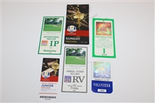 Six (6) Ryder Cup Tickets - 1995, 1999 & 2016