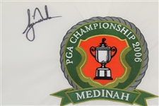 Tiger Woods Signed 2006 PGA Championship at Medinah Embroidered Flag JSA FULL #BB56059