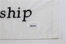 Tiger Woods Signed 2006 PGA Championship at Medinah Embroidered Flag JSA FULL #BB56059