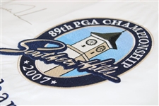Tiger Woods Signed 2007 PGA at Southern Hills Ltd Ed #110/500 Flag UDA #BAM16264
