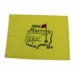 Phil Mickelson Signed 2004 Masters Embroidered Flag JSA ALOA