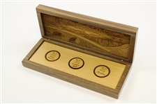 Augusta National GC Ltd Ed Wooden 1934 Masters 'Amen Corner' Ball Marker Set in Original Case & Box