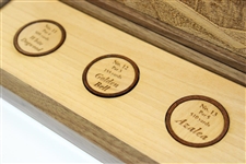 Augusta National GC Ltd Ed Wooden 1934 Masters 'Amen Corner' Ball Marker Set in Original Case & Box