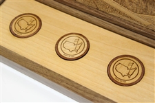 Augusta National GC Ltd Ed Wooden 1934 Masters 'Amen Corner' Ball Marker Set in Original Case & Box