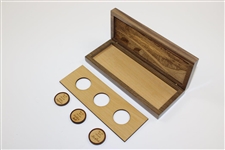 Augusta National GC Ltd Ed Wooden 1934 Masters 'Amen Corner' Ball Marker Set in Original Case & Box
