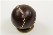 Masters Leather Berckman's Baseball with Stand & Original Packaging