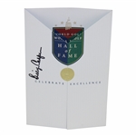 Billy Casper Signed World Golf Hall of Fame Pamphlet JSA ALOA
