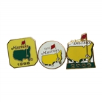 1998, 1999 & 2000 Masters Tournament Employee Pins