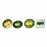 2001, 2002, 2003 & 2004 Masters Tournament Employee Pins