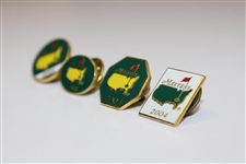 2001, 2002, 2003 & 2004 Masters Tournament Employee Pins
