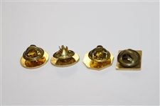 2001, 2002, 2003 & 2004 Masters Tournament Employee Pins