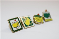 2005, 2006, 2007 & 2008 Masters Tournament Employee Pins
