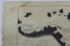 Historic Augusta National Amen Corner Plans Signed by Alister MacKenzie with Handwritten Notes - JSA & PSA - Newly Discovered!
