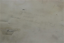 Historic Augusta National Amen Corner Plans Signed by Alister MacKenzie with Handwritten Notes - JSA & PSA - Newly Discovered!