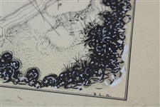 Historic Augusta National Amen Corner Plans Signed by Alister MacKenzie with Handwritten Notes - JSA & PSA - Newly Discovered!
