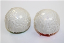 Two (2) Ben Hogan Wrapped Golf Balls - American Size & English Size