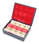 Ben Hogan Four Major Championship Medals Display Box with Dozen (4 Sleeves) Hogan Apex 90 Golf Balls