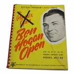 "	1950 Ben Hogan Open at Phoenix Country Club Program (Phoenix Open) - Jimmy Demaret Winner"