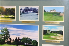 Tillinghast Designed Courses Display of Eleven (11) 'Tillies Treasures' - Framed