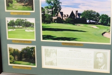 Tillinghast Designed Courses Display of Eleven (11) 'Tillies Treasures' - Framed