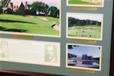 Tillinghast Designed Courses Display of Eleven (11) 'Tillies Treasures' - Framed