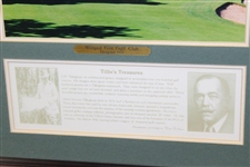 Tillinghast Designed Courses Display of Eleven (11) 'Tillies Treasures' - Framed