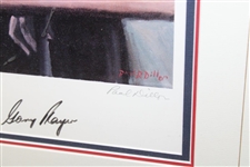 Nicklaus, Palmer, & Player 'Big Three' Signed Artist Proof by Paul Dillon - Framed JSA ALOA