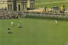 Bobby Jones Signed & Personalized 1930 British Amateur at St. Andrews Print - Framed JSA ALOA