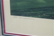 2002 '18th Hole Caves Valley GC' Ltd Ed #194/850 Print Signed by Artist Linda Hartaugh - Framed
