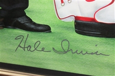 Hale Irwin Signed Large US Open Victories Golf Bag Kathy Crosse Print - Framed JSA ALOA