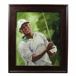 Vijay Singh Post-Swing Vibrant Framed Print