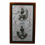 Multi-Signed 1938-1998 Augusta/Greenbrier Poster with Snead, Bolt, Ford & others JSA ALOA