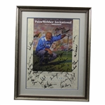 Palmer, Moody, Brewer & others Multi-Signed 1992 PainneWebber Inv. Poster - Framed JSA ALOA