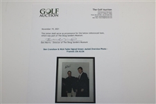 Ben Crenshaw & Nick Faldo Signed Green Jacket Oversize Photo - Framed JSA ALOA