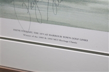 Payne Stewart 'The 18th at Harbour Town' MCI Heritage Classic Pint - Framed