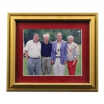 Presidents George Bush & Gerald Ford Signed Photo - Framed JSA ALOA