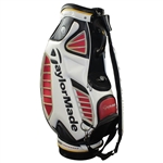 Greg Norman's Personal TaylorMade Qantas Tour Preferred Black/White/Gold/Red Full Size Golf Bag