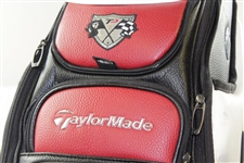 Greg Norman's Personal TaylorMade Qantas Tour Preferred Black/White/Gold/Red Full Size Golf Bag