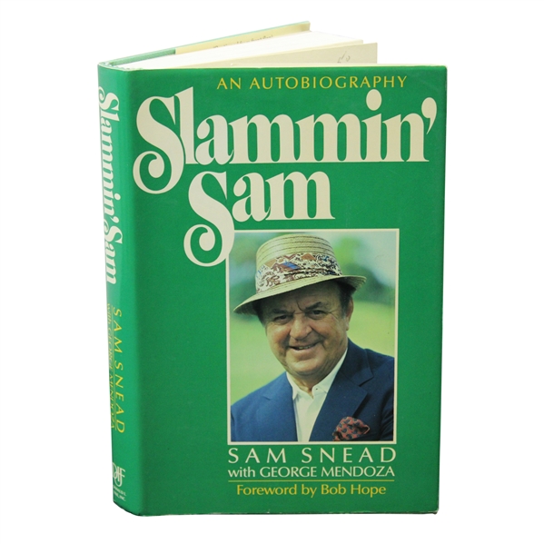 Sam Snead Signed & Personalized 1986 Slammin Sam Book by George Mendoza JSA ALOA